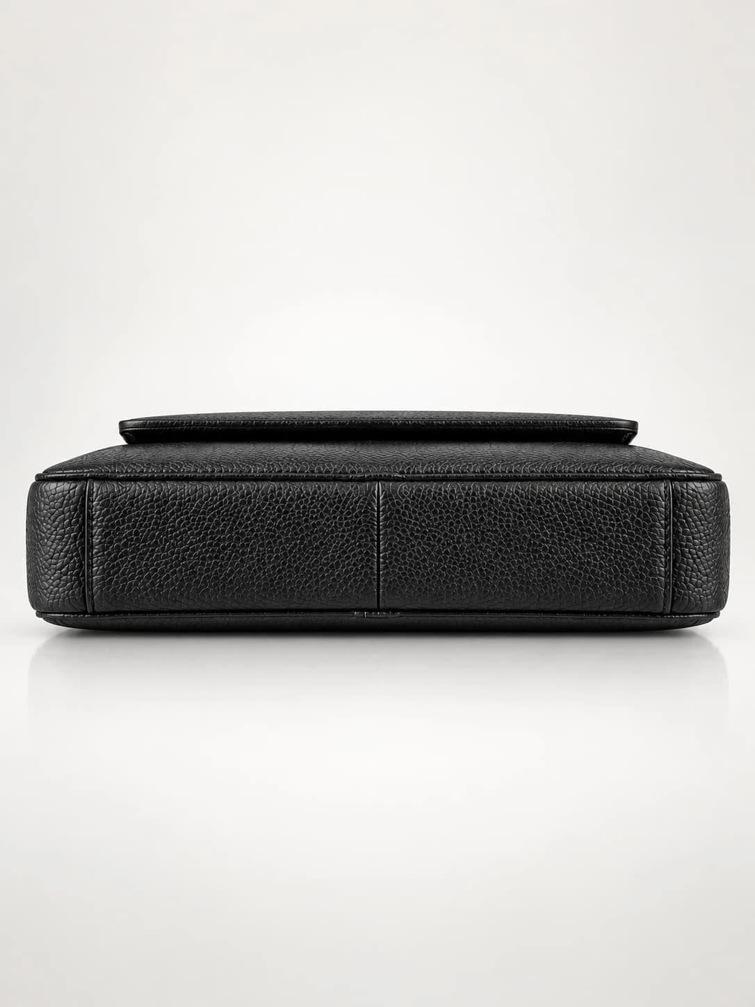 Men's Clutch Bag – PU Leather with Magnetic Pocket — Black — 3