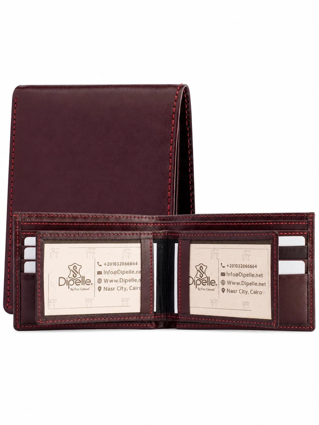 Genuine Leather Wallet for Men – 15 Card Slots