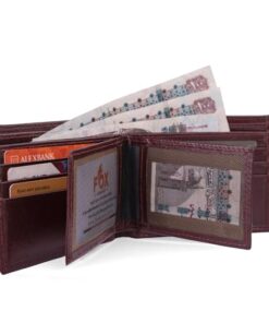 Men'S Wallet, Genuine Leather, 15-Pocket Men'S Wallet, Natural Leather Men'S Wallet. 12 15 1 10