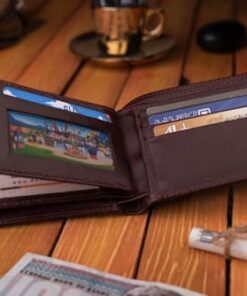 Men'S Wallet, Genuine Leather, 15-Pocket Men'S Wallet, Natural Leather Men'S Wallet. 15 15 1 13