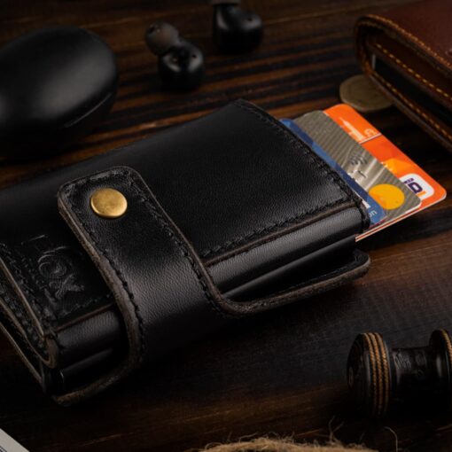 5محفظة جلد طبيعي Rfid، محفظة من الجلد الطبيعي مع حامل بطاقات Rfid