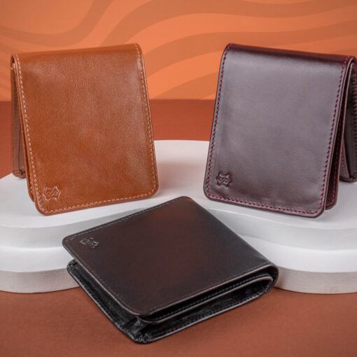 محفظة Dipelle للرجال: محفظة جلد طبيعي للرجال امبيريال ثلاثة ألوان متميزة 11 Mens Genuine Leather Wallet Genuine Leather Wallet Mens Genuine Leather Wallet Handmade Genuine Leather Wallets Mens Natural Leather Black4