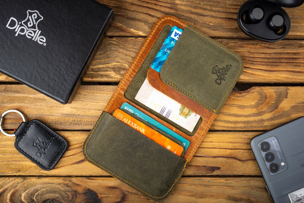 محفظة سليم جلد طبيعي من ديبيل9