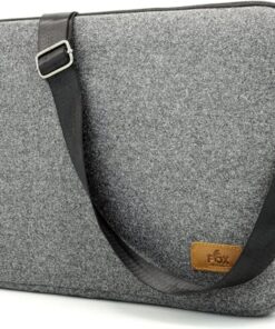 حافظة لابتوب من الجوخ لمظهر ملكي | متوافقة مع: شنطة تخزين لابتوب لجميع الأجهزة، شنطة واقية محمولة من الجوخ لجهاز نوت بوك والتابلت، للجنسين 10 حافظة لابتوب من الجوخ