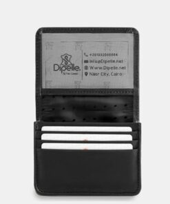 محفظة رفيعة جلد طبيعي من ديبيل - 4 فتحات للبطاقات مع نافذة لبطاقة الهوية، تحمل ما يصل الى 12 بطاقة 5 محفظة رفيعة جلد طبيعي