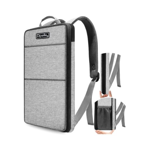 شنطة ظهر رجالي أنيقة للاب توب رفيعة قابلة للتوسيع ومقاومة للماء للسفر والمدرسة 7 شنطة ظهر أنيقة للاب توب رفيعة قابلة للتوسيع ومقاومة للماء للسفر والمدرسة تناسب ماك بوك ايربرو1