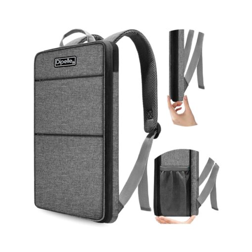 شنطة ظهر رجالي أنيقة للاب توب رفيعة قابلة للتوسيع ومقاومة للماء للسفر والمدرسة 6 شنطة ظهر أنيقة للاب توب رفيعة قابلة للتوسيع ومقاومة للماء للسفر والمدرسة تناسب ماك بوك ايربرو1