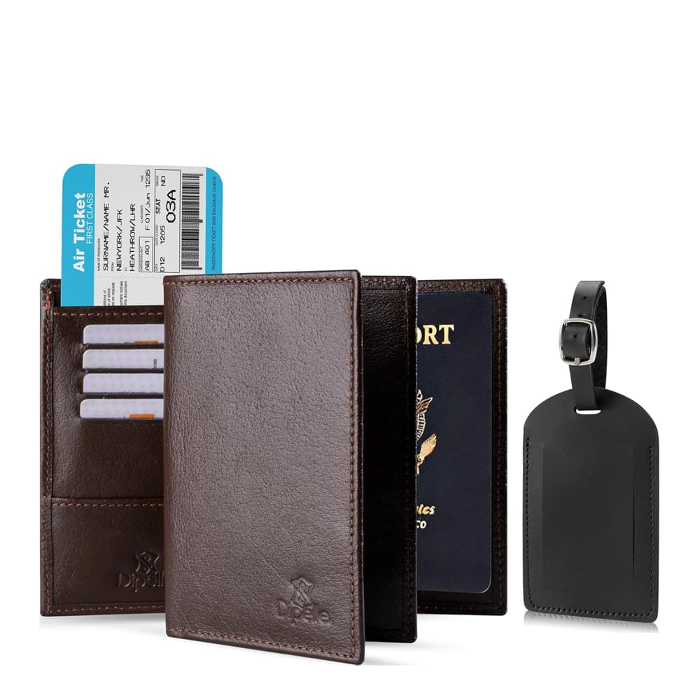 جراب جواز سفر جلد طبيعي فاخر مع حافظة كروت ونقود + تاج شنطة – Di Pelle 4 جراب جواز سفر جلد طبيعي فاخر مع حافظة كروت ونقود + تاج شنطة – Di Pelle - الصورة 3